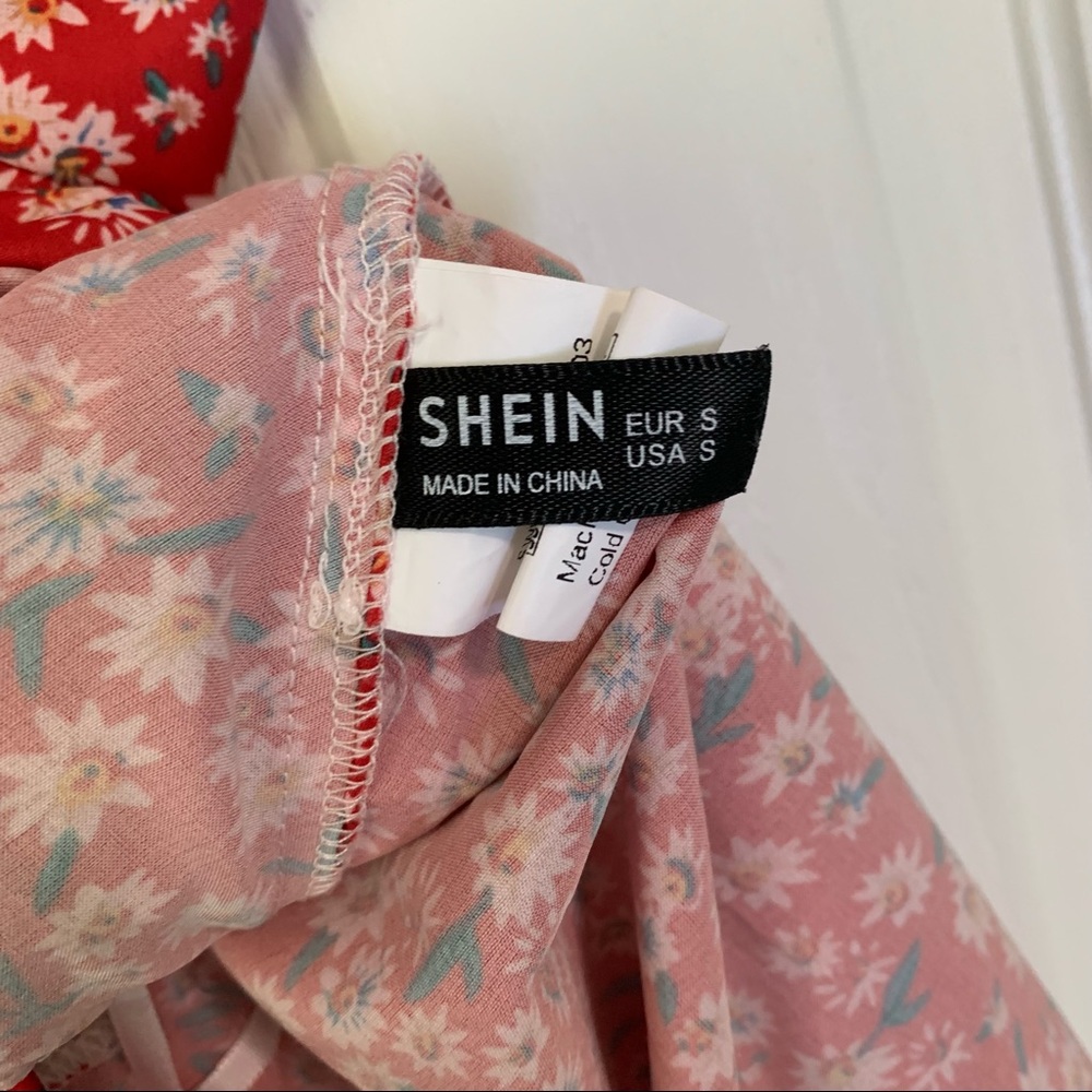 Red Floral Romper - Picture 6 of 6